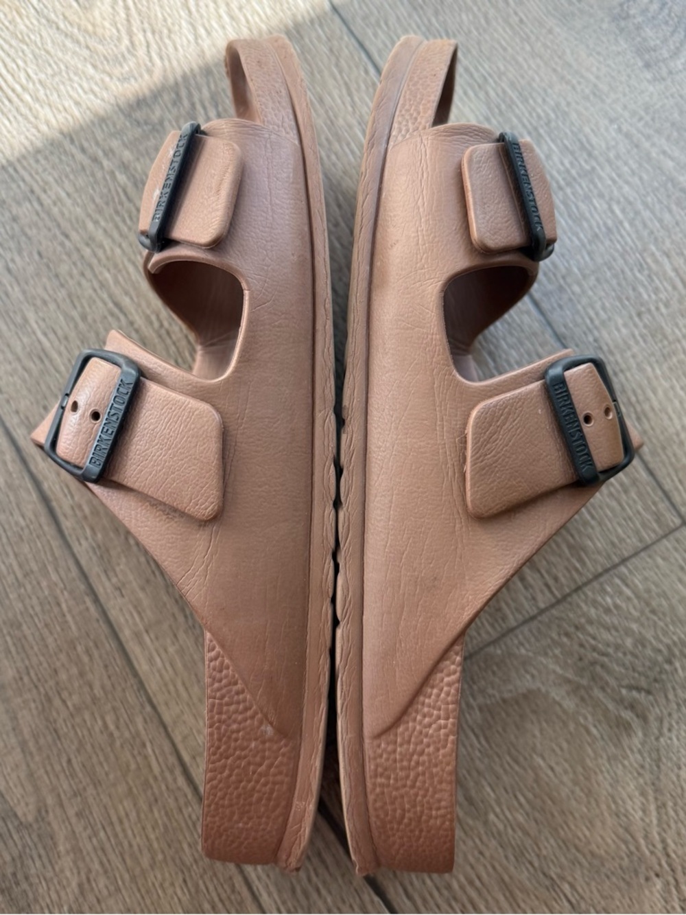 Birkenstock Eva Arizona copper metallic 41 rubber men 8/8.5 women 10/10.5 READ - Picture 9 of 10